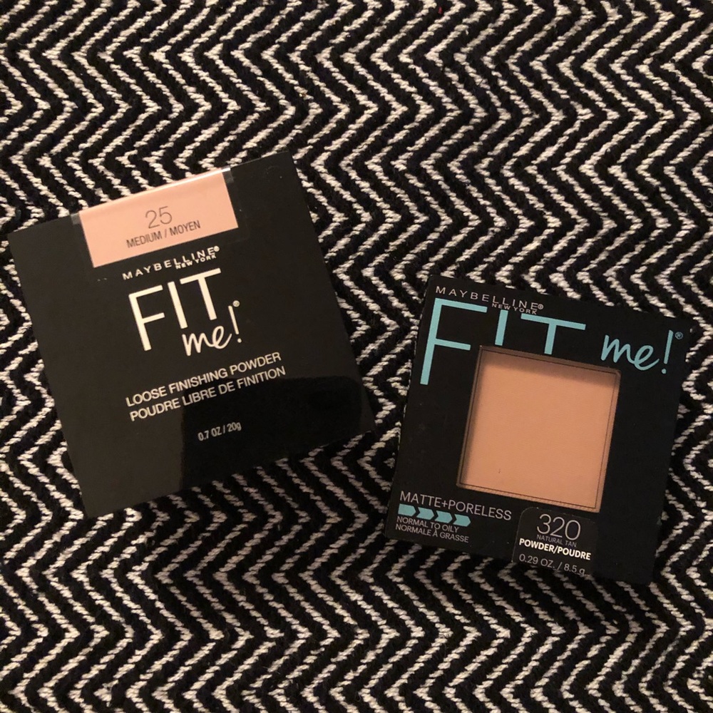 Maybelline FIT ME powder bundle